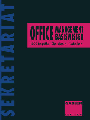 cover image of Office-Management Basiswissen